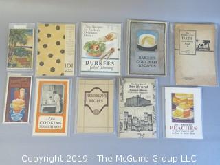 Collection of Vintage Food Brand Recipe Pamphlets