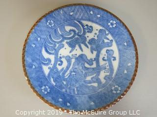 Hand Painted Blue and White Chinese Plate