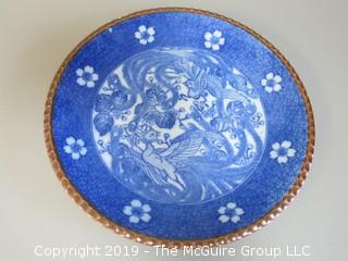 Hand Painted Blue and White Chinese Plate