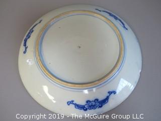 Hand Painted Blue and White Chinese Plate