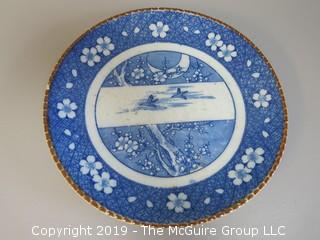 Hand Painted Blue and White Chinese Plate