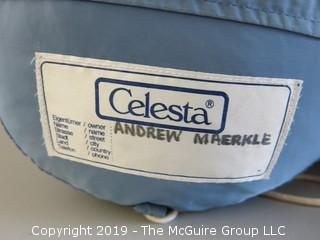 (2) Down filled "Celesta" sleeping bags; pre-owned