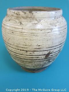 Chinese Shang Dynasty (1766 - 1122 BC) Pottery Vase (this item has been assembled so that bidders can see that it is all there, but needs restoration)