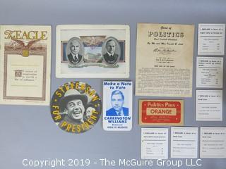 Collection of Political Ephemera 