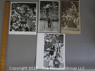 Black and White Basketball photos including Chris Webber/Grant Hill 