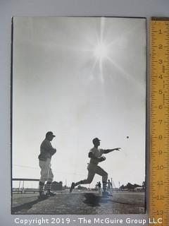 Ed Stanky, 1966 Manager of the Chicago White Sox, observing new pitcher.  Part of Life Magazine story on Leo Durocher by noted photographer Arthur Rickerby