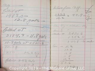 2 pocket sized diaries of Joseph Alsop, noted journalist.  Book 1 details his 1949 Studebaker; Book 2 is a 1947 appointment calendar