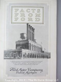 Booklet: "Facts from Ford"; 4th edition; September 1920