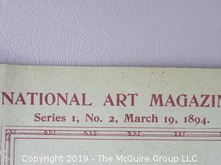 National Art Magazine; 1894; published by the National Art Co.