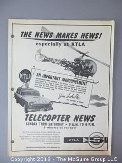 "Telecopter News" on KTLA, Los Angelos