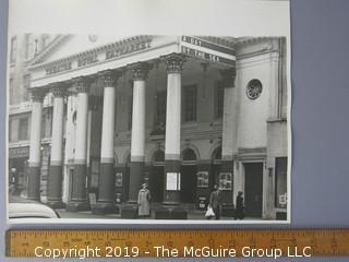 Large Format B + W Photoo of London's Royal Haymarket Theatre