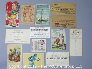 Collection of Ephemera including Valentine