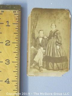 Vintage CDV with tax stamp affixed 