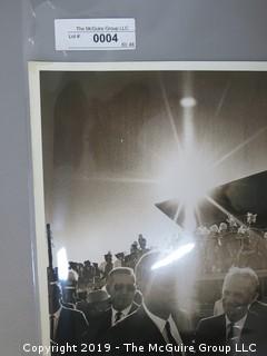 Iconic large format B + W Photo of JFK BY Arthur Rickerby