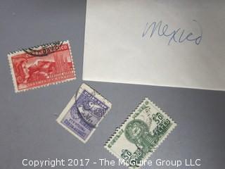 Collection of foreign postage stamps