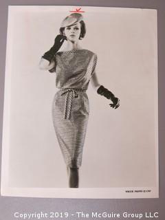 1969 Large Format B + W Fashion Photos, including Vogue. 