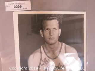 Collection of Large Format B + W Sports Photos including Frank Selvy, Jack Sanford and Vic Raschi