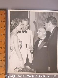 Large Format B + W Photo of Richard and Pat Nixon  