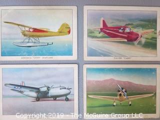 Collection of 28 Avaition "Wings Cigarettes" Cards