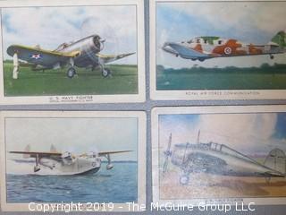 Collection of 28 Avaition "Wings Cigarettes" Cards