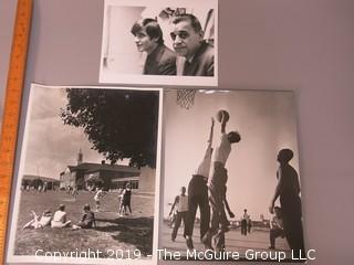 Collection of Sports Photos including Pistol Pete Maravich and Father; taken by Arthur Rickerby