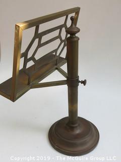 Brass Adjustable Book Stand