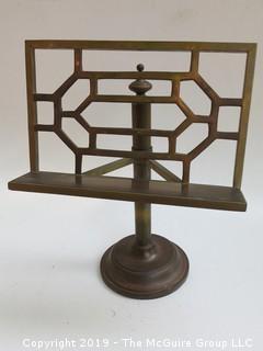 Brass Adjustable Book Stand