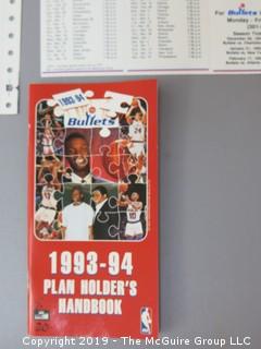 Washington Bullets Memorabilia