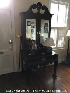 Chippendale Style Secretary/Library Cabinet; made by Kindel