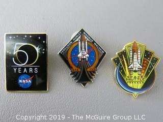 (3) NASA Pins