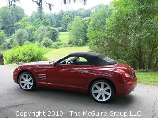 2005 Daimler/Chrysler Manual Roadster Crossfire Convertible; 31,137 miles