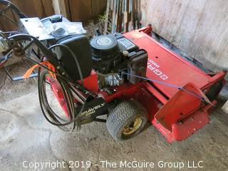 48" Walk Behind Gravely Pro-50 Mower (Model 988077, Serial # 668); with Kawasaki FC420v Electronic Ignition Start Engine (Tecumseh Model # H700-032; D.O.M. 5283-0015)