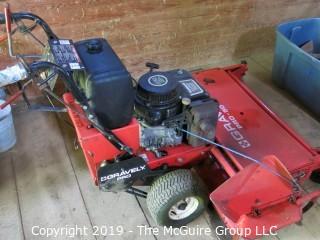 48" Walk Behind Gravely Pro-50 Mower (Model 988077, Serial # 668); with Kawasaki FC420v Electronic Ignition Start Engine (Tecumseh Model # H700-032; D.O.M. 5283-0015)