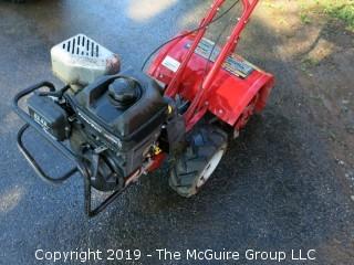 Troy Built Tiller; Model "Super Bronco CRT"; Briggs and Stratton 6.0HP OHV Engine; Counter Rotating Tines