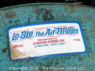 Lo-Blo: The Air Broom; Briggs and Stratton 8HP Engine; made by Atwater Strong