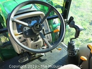 John Deere 5101E Tractor with 240 Loader; only 798 hours; includes 3 attachments: Adjustable Forks, Bucket and Hay Spear (Note: Description Altered 09.03 @ 4:07PM)  ***CAB Will BE LOCKED AFTER SALE AND WILL NOT BE USED FOR LOAD-OUT)