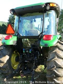 John Deere 5101E Tractor with 240 Loader; only 798 hours; includes 3 attachments: Adjustable Forks, Bucket and Hay Spear (Note: Description Altered 09.03 @ 4:07PM)  ***CAB Will BE LOCKED AFTER SALE AND WILL NOT BE USED FOR LOAD-OUT)