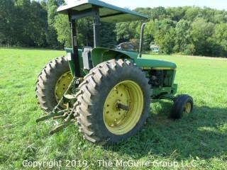 John Deere Tractor; Model 2955; 5276 hours;.SN# L02955G652063