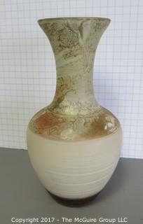 Ceramic Vase, designed by M. Valenti, Italy 10" tall