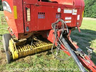 New Holland BR 740 Round Baler; P.I.N. # 65350; (new owner to disassemble monitor from JD 5101E Cab)