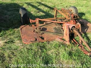 Brush Hog with Dual Wheels; for parts