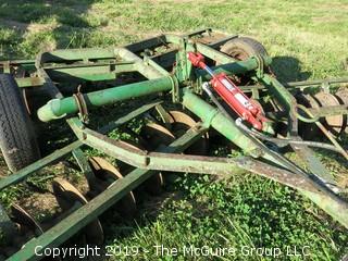 Double Action 10' Wide Disc Harrow  (CAN BE LOCKED IN UP POSITION FOR TRAVEL ON ROAD)