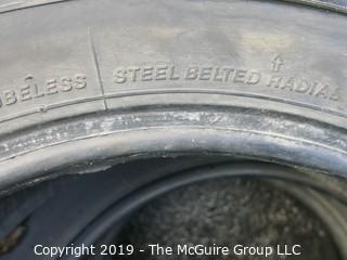 Set of (3) Bridgestone "Blizzak" Steel Belted Radial Tires; 205/60R15