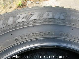 (1) Bridgestone Studless Blizzak Tire