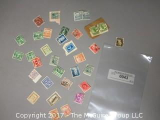 Collection of foreign postage stamps