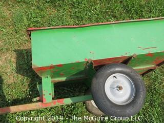 John Deere Pull Behind 2-wheeled metal wagon