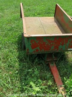 John Deere Pull Behind 2-wheeled metal wagon