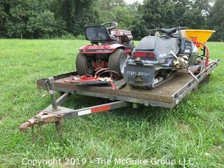 1985 Dual Axle Utility Trailer; 8' x 16'; 2" ball; needs work