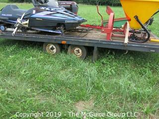 1985 Dual Axle Utility Trailer; 8' x 16'; 2" ball; needs work