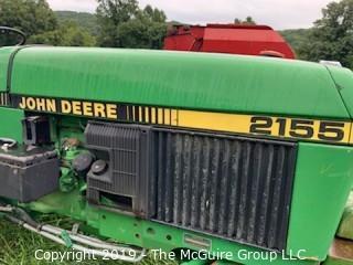 John Deere Tractor; Model 2155; 2134 hours